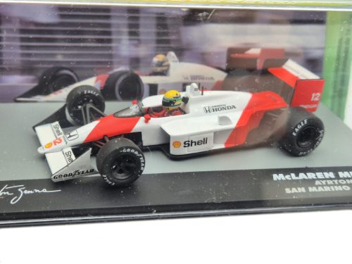 McLaren MP4/4 F1 #12 (1988) - San Marino GP - Ayrton Senna - WITH DRIVER - Edicola - 1:43
