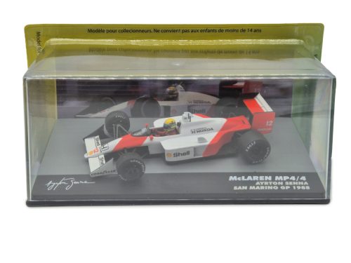 McLaren MP4/4 F1 #12 (1988) - San Marino GP - Ayrton Senna - WITH DRIVER - Edicola - 1:43