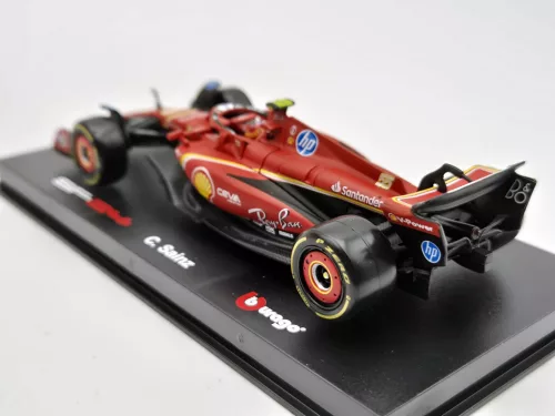Ferrari SF-24 Team Scuderia F1 #55 (2024) - Imola - Carlos Sainz - WITH DRIVER - Bburago - 1:43
