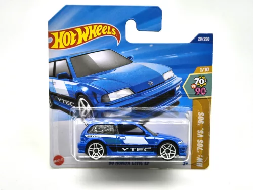 Hot Wheels Honda Civic - HW: '70s vs. '90 - 1/10 - 28/250 - Hot Wheels - 1:64