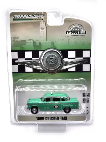 Checker Motors Marathon A11 Staten Island New York Taxi (1969) - Greenlight - 1:64