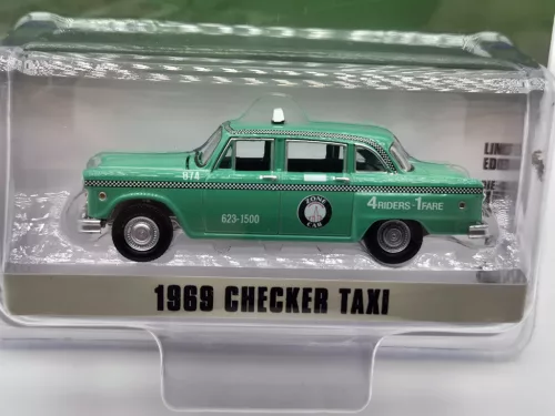 Checker Motors Marathon A11 Staten Island New York Taxi (1969) - Greenlight - 1:64