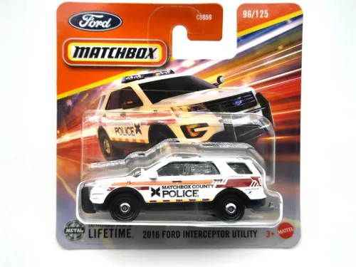 Ford Interceptor Utility (2016) - 96/125 - blister pack - Matchbox - 1:64