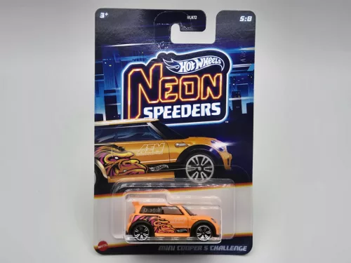 Hot Wheels Mini Cooper S Challenge - Neon Speeders - Hot Wheels - 1:64
