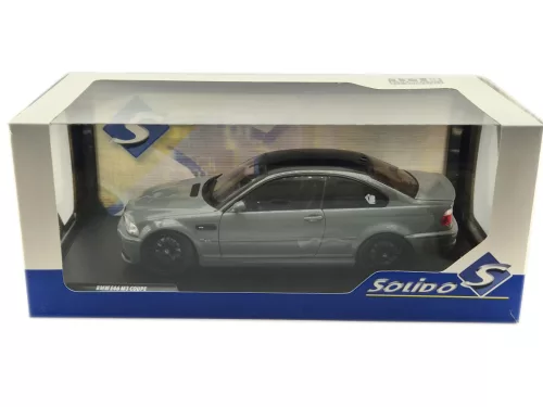 BMW E46 M3 coupe (2000) - grey - Solido - 1:18