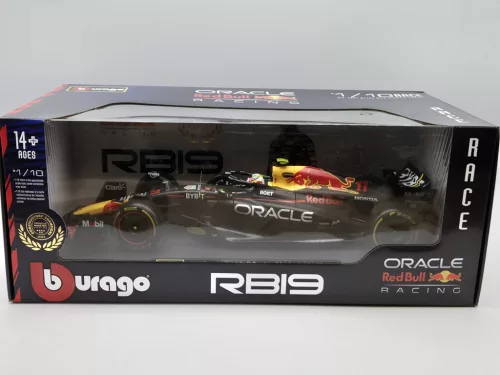 Red Bull RB19 F1 #1 (2023) - Sergio Perez - WITH DRIVER - Burago - 1:18