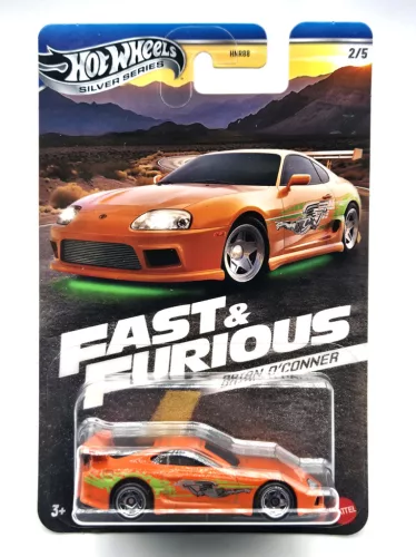 Hot Wheels Fast and Furious - 2 Fast 2 Furious 2/5 - Toyota Supra - Brian - Hot Wheels - 1:64