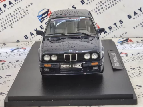 BMW E30 325i M package 2 (1987) - blue - KK Scale - 1:18