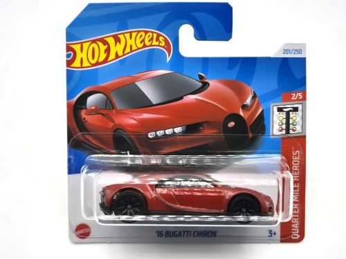 Hot Wheels Bugatti Chiron (2016) - Quarter Mile Heroes 2/5 - 201/250 - Hot Wheels - 1:64