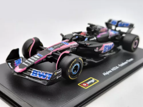 BWT Racing Alpine A524 F1 #31 (2024) - Esteban Ocon - WITH DRIVER - Bburago - 1:43