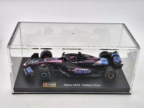 BWT Racing Alpine A524 F1 #31 (2024) - Esteban Ocon - WITH DRIVER - Bburago - 1:43
