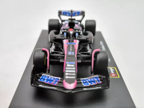 BWT Racing Alpine A524 F1 #31 (2024) - Esteban Ocon - WITH DRIVER - Bburago - 1:43