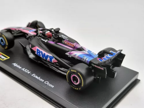 BWT Racing Alpine A524 F1 #31 (2024) - Esteban Ocon - WITH DRIVER - Bburago - 1:43