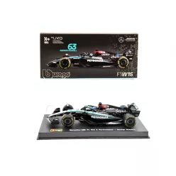   Mercedes GP W15 EQ Performance F1 #63 (2024) - George Russell - WITH DRIVER - Bburago - 1:43