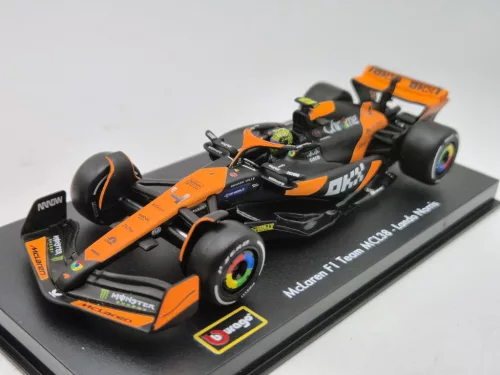 McLaren MCL38 F1 #4 (2024) - Lando Norris - WITH DRIVER - Bburago - 1:43