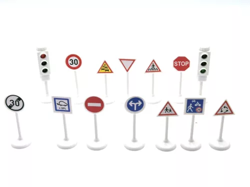 Traffic sign set - Norev - 1:64