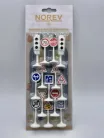 Traffic sign set - Norev - 1:64