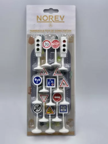 Traffic sign set - Norev - 1:64