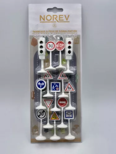 Traffic sign set - Norev - 1:64