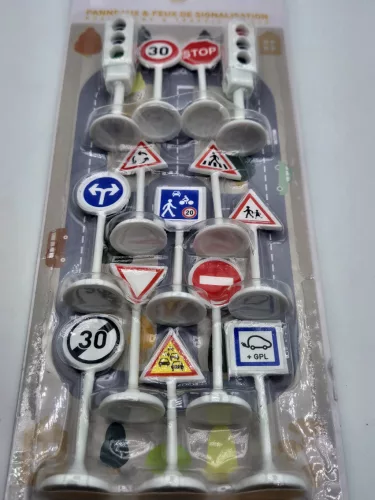 Traffic sign set - Norev - 1:64