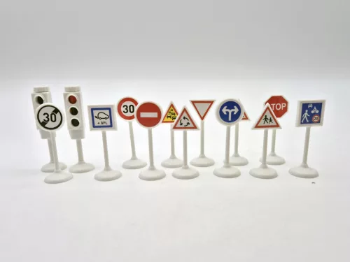 Traffic sign set - Norev - 1:64