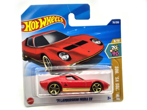 Hot Wheels Lamborghini Miura SV (1971) - HW '70s vs. '90s 6/10 - 78/250 - Hot Wheels - 1:64