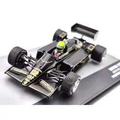   Lotus 97T F1 #12 (1985) - Portugal GP - Ayrton Senna - WITH DRIVER - Edicola - 1:43