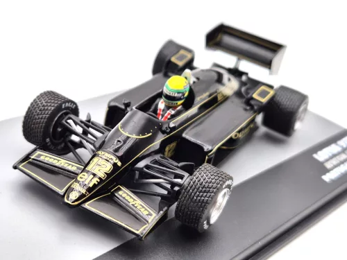 Lotus 97T F1 #12 (1985) - Portugal GP - Ayrton Senna - WITH DRIVER - Edicola - 1:43