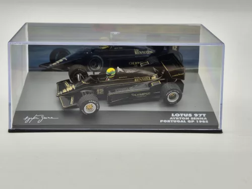 Lotus 97T F1 #12 (1985) - Portugal GP - Ayrton Senna - WITH DRIVER - Edicola - 1:43