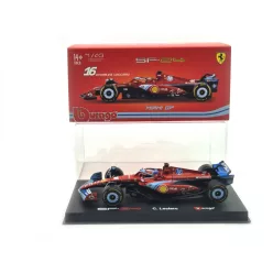   Ferrari SF-24 F1 #16 (2024) - Miami GP - Charles Leclerc - WITH DRIVER - Bburago - 1:43