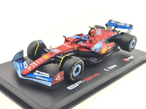 Ferrari SF-24 F1 #55 (2024) - Miami GP - Carlos Sainz - WITH DRIVER - Bburago - 1:43