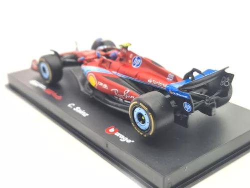 Ferrari SF-24 F1 #55 (2024) - Miami GP - Carlos Sainz - WITH DRIVER - Bburago - 1:43