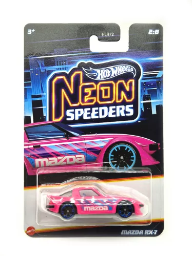 Hot Wheels Mazda RX-7 - Neon Speeders - Hot Wheels - 1:64