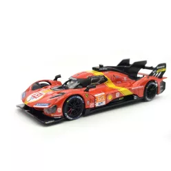   Ferrari 499P 3.0L Turbo V6 #51 - winner 24h Le Mans (2023) - Alessandro Pier Guidi - James Calado - Antonio Giovinazzi - Bburago - 1:43