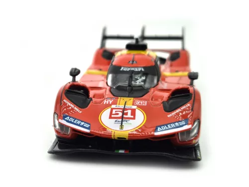 Ferrari 499P 3.0L Turbo V6 #51 - winner 24h Le Mans (2023) - Alessandro Pier Guidi - James Calado - Antonio Giovinazzi - Bburago - 1:43