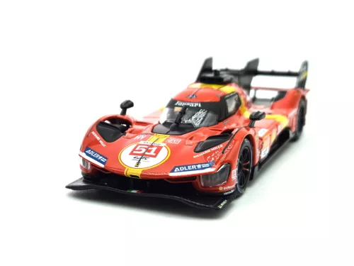 Ferrari 499P 3.0L Turbo V6 #51 - winner 24h Le Mans (2023) - Alessandro Pier Guidi - James Calado - Antonio Giovinazzi - Bburago - 1:43
