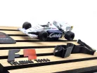 Toleman Hart TG184 F1 #19 (1984) - Ayrton Senna - on display plaque - decorative item - Edicola - 1:24