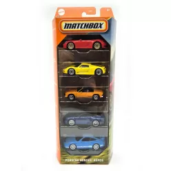   Matchbox 5-piece car set - Porsche Heroes / Heroes - Matchbox - 1:64
