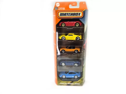 Matchbox 5-piece car set - Porsche Heroes / Heroes - Matchbox - 1:64