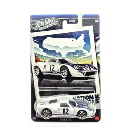   Hot Wheels Ford GT40 - Silver Series 1/5 - long card - Hot Wheels - 1:64