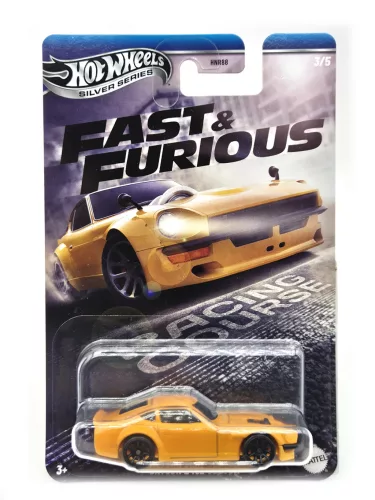 Hot Wheels Datsun 240Z Custom - Silver Series 3/5 - Fast and Furious - long card - Hot Wheels - 1:64