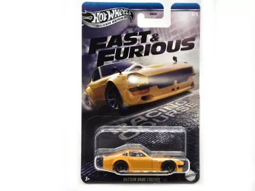Hot Wheels Datsun 240Z Custom - Silver Series 3/5 - Fast and Furious - long card - Hot Wheels - 1:64
