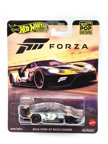 Hot Wheels Premium - Pop Culture - Forza - 2016 Ford GT Race - Hot Wheels - 1:64