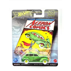   Hot Wheels Premium - Pop Culture - Action Comics #1 - Action Sedan / Sedan - Hot Wheels - 1:64