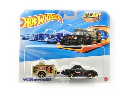 Hot Wheels Track Fleet - Porsche 911 Off-Roader - black - Hot Wheels - 1:64 model car