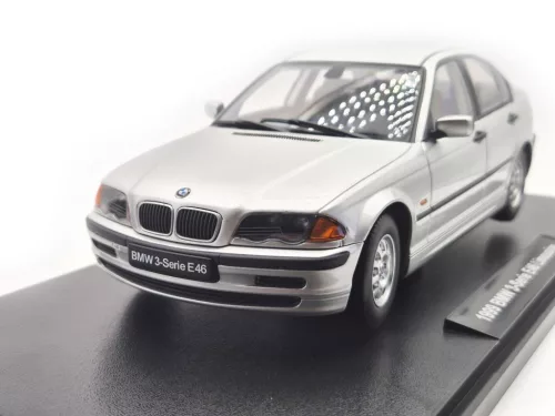 BMW E46 sedan (1999) - silver - KK-Scale - 1:18