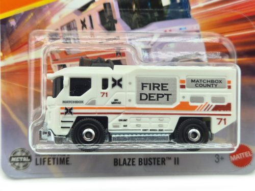 Blaze Buster II fire truck - 03/125 - blister pack - Matchbox - 1:64