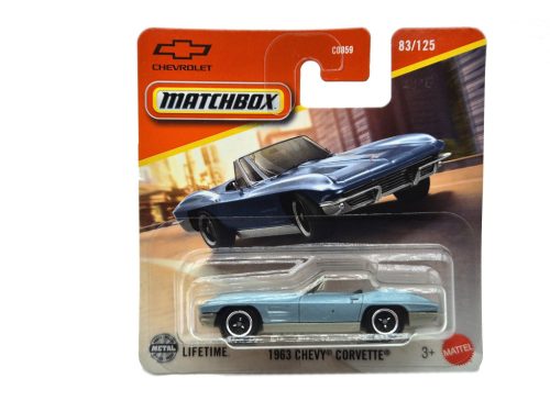 Chevrolet Chevy Corvette (1963) - 83/125 - blister pack - Matchbox - 1:64