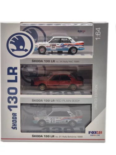 Skoda 130 LR 3-piece set - Fox18 - 1:64