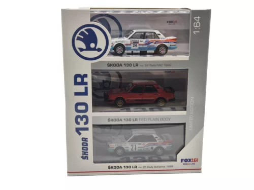 Skoda 130 LR 3-piece set - Fox18 - 1:64
